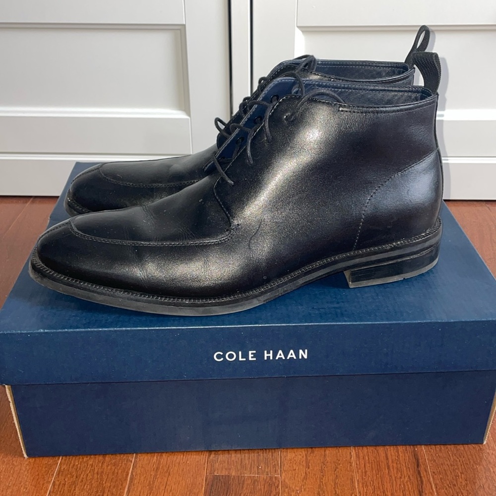Cole Haan Men's Wagner Grand Apron Chukka Waterproof Boot